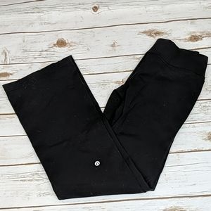Lululemon Black Yoga Pants Groove size 6